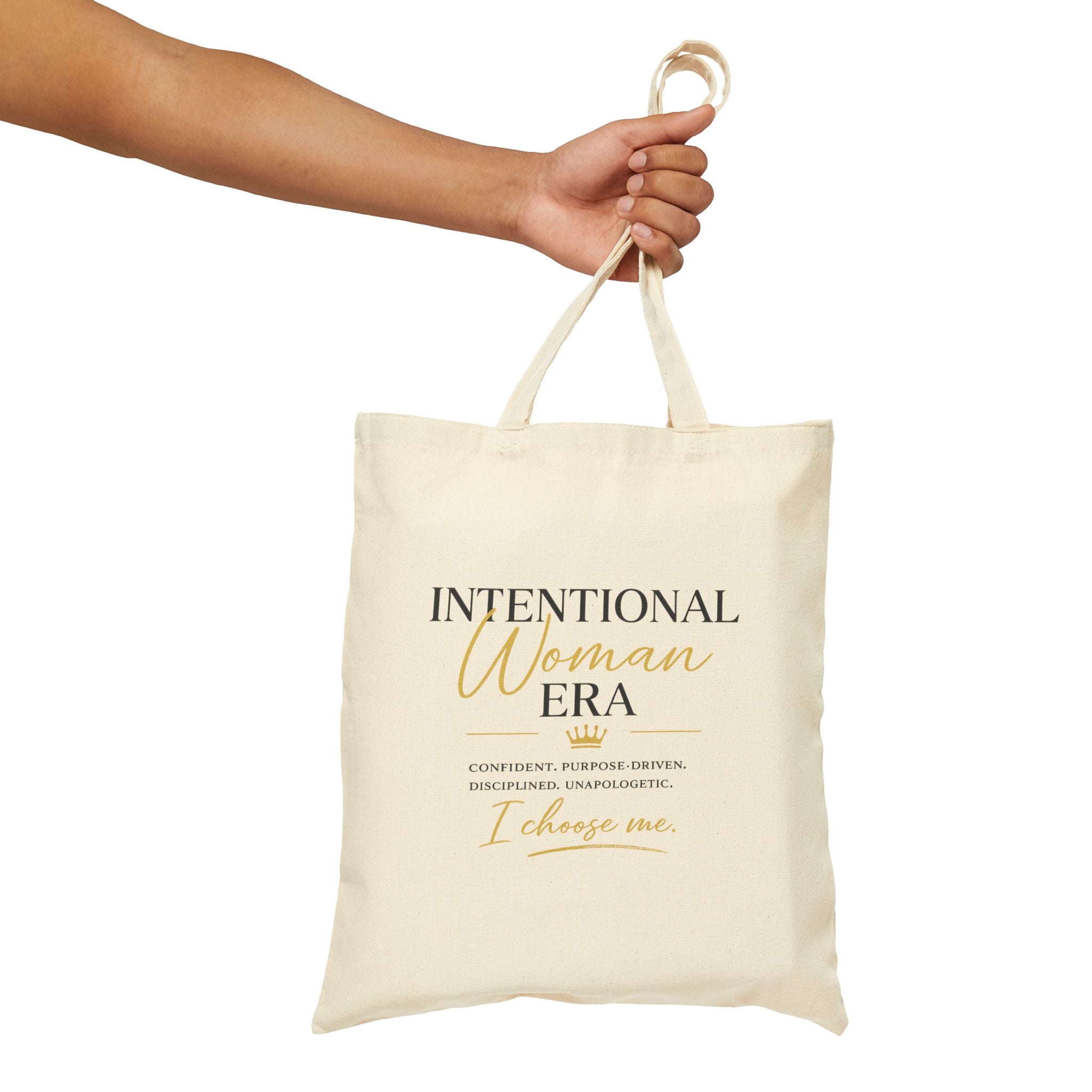 Minimal Natural Canvas Tote Bag — Eco-Friendly Cotton Shopper