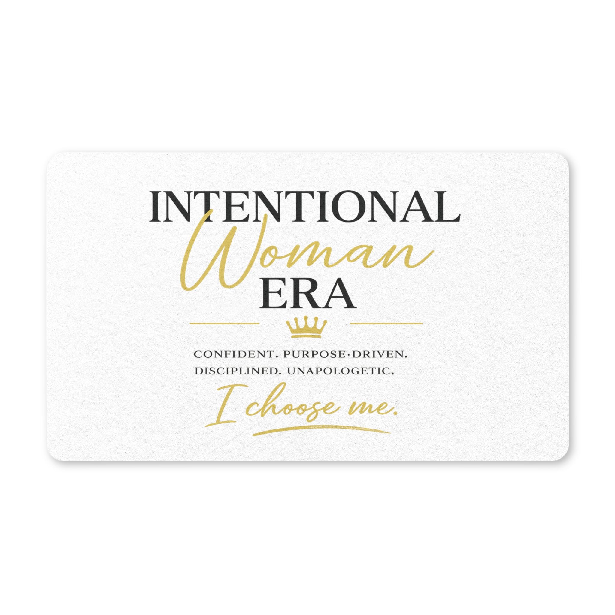 Intentional Woman Era - Polyester Doormat