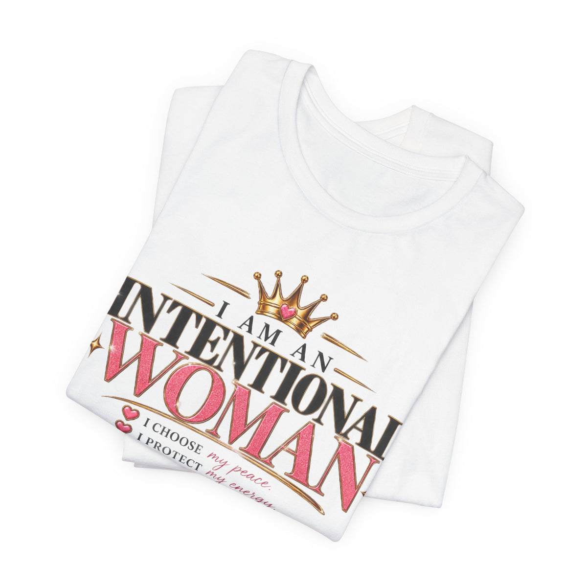 I am an Intentional Woman Jersey Short Sleeve Tee