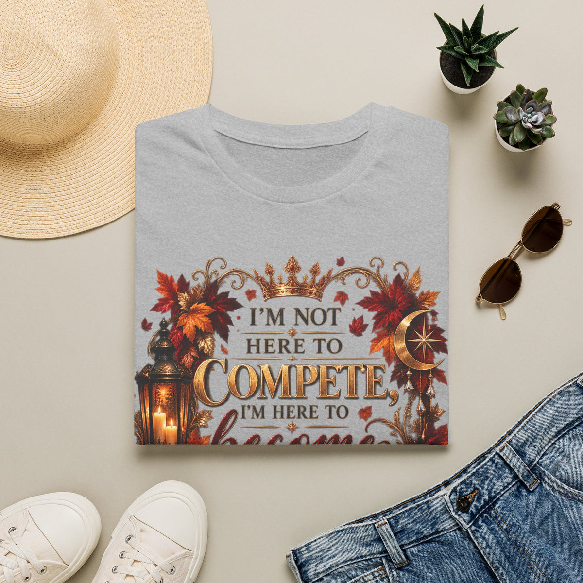 I’m Not Here to Compete Softstyle T-Shirt