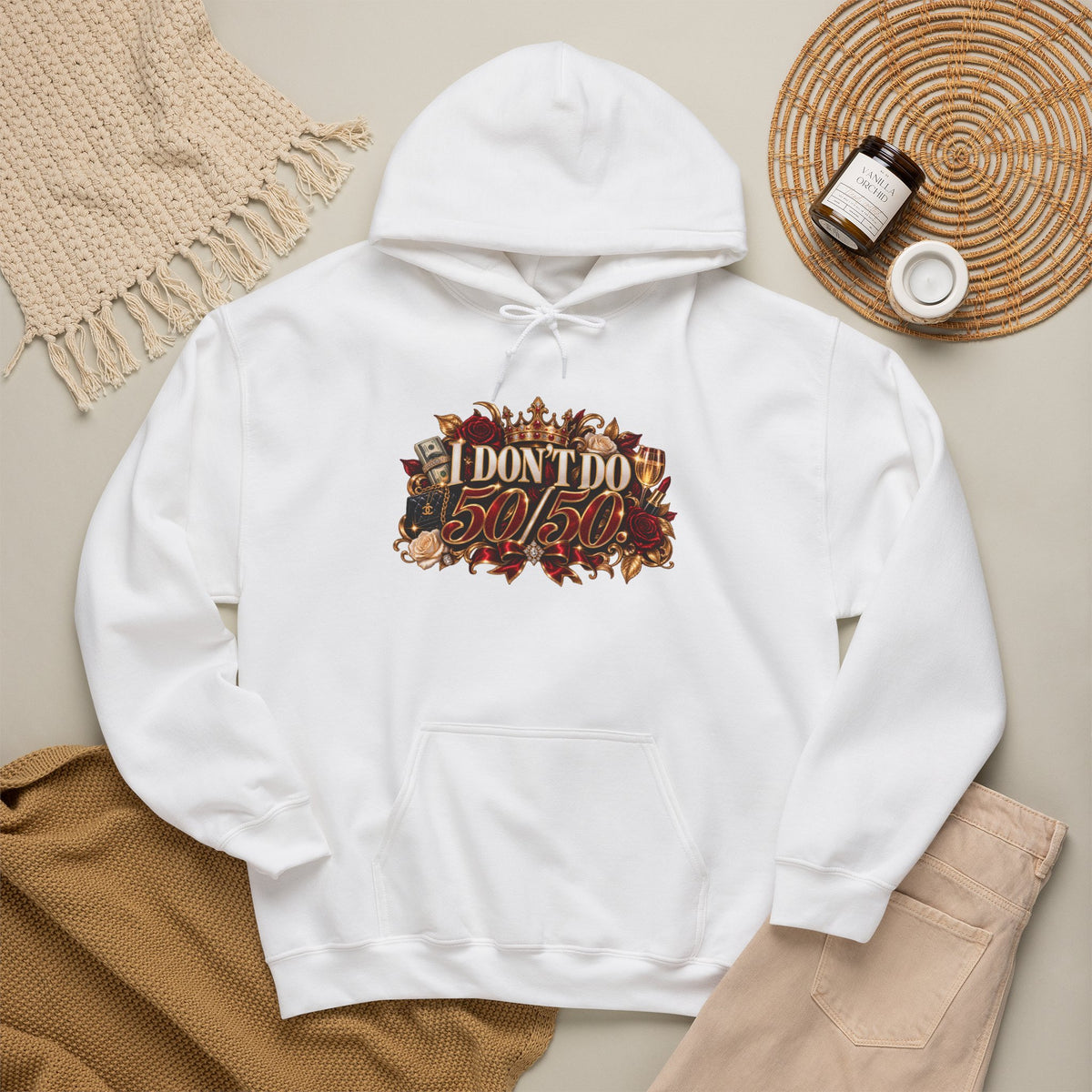 I Don’t Do 50/50 Heavy Blend™ Hooded Sweatshirt