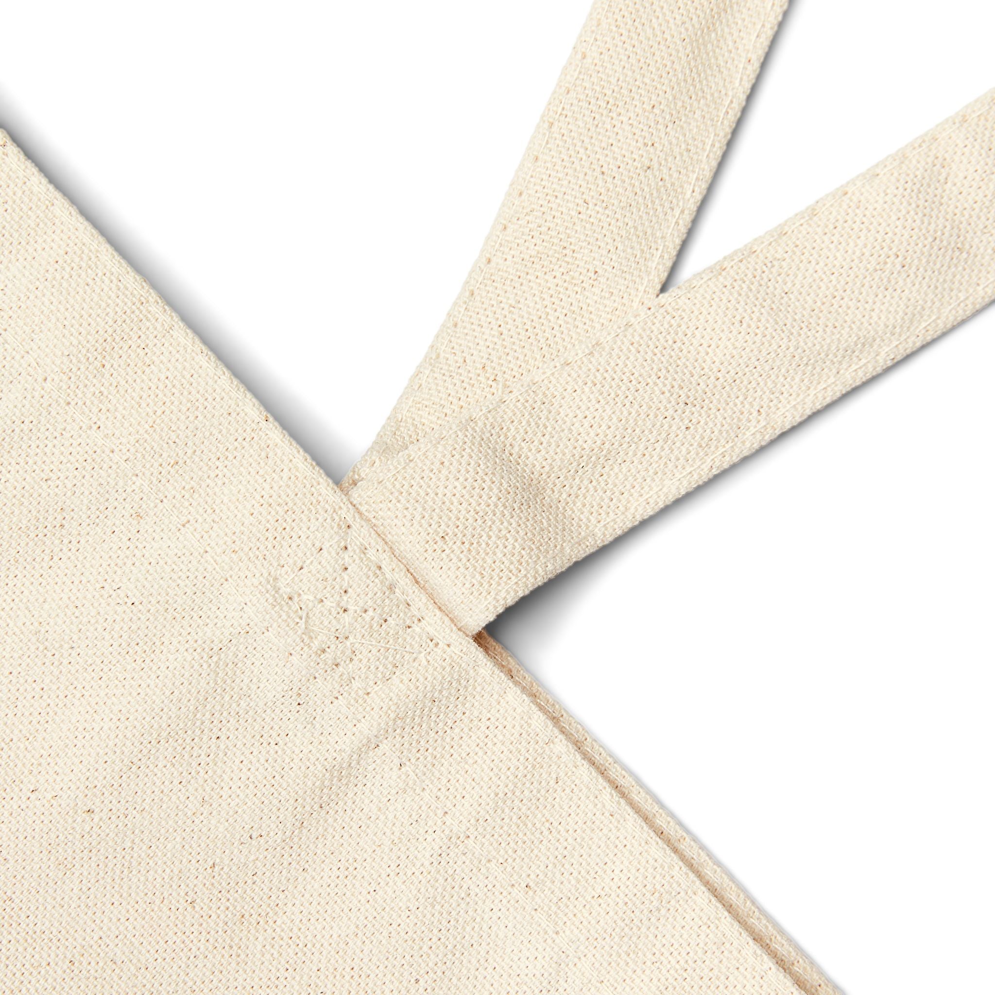 Minimal Natural Canvas Tote Bag — Eco-Friendly Cotton Shopper