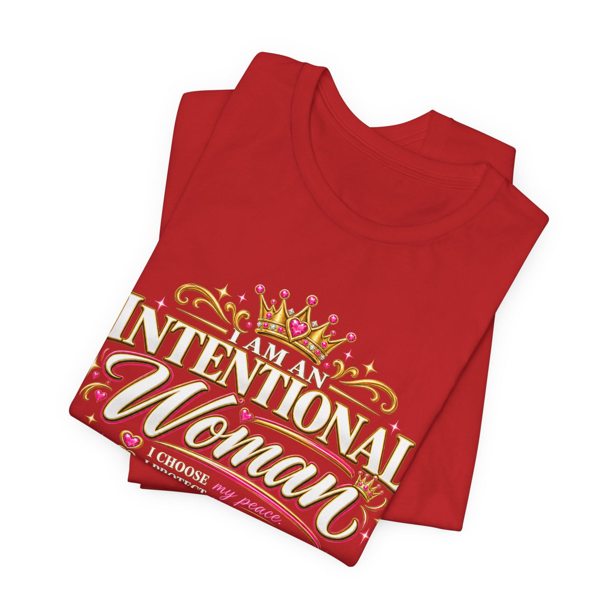 I am an Intentional Woman Jersey Short Sleeve Tee
