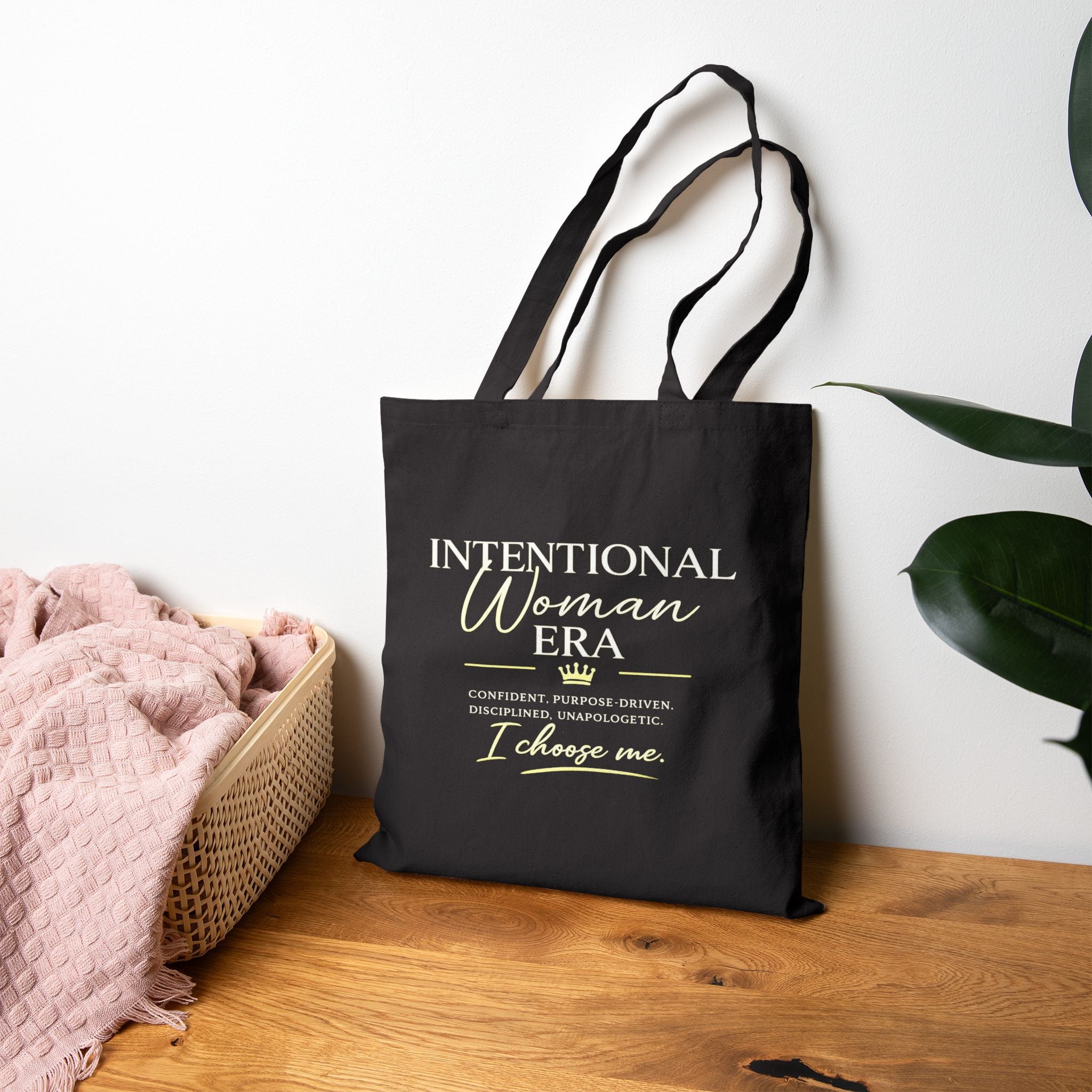 Minimal Natural Canvas Tote Bag — Eco-Friendly Cotton Shopper
