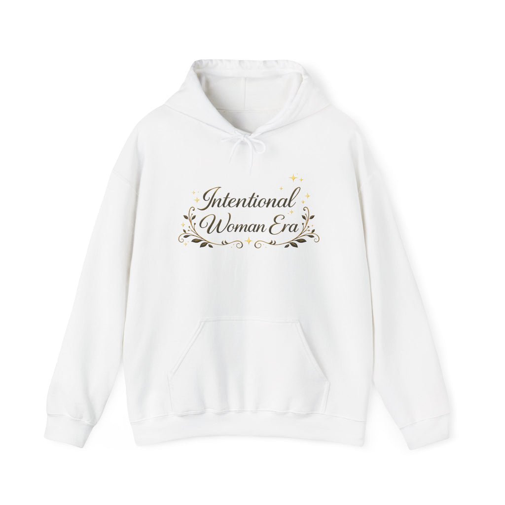 IWE Heavy Blend™ Hooded Sweatshirt Black and Gold